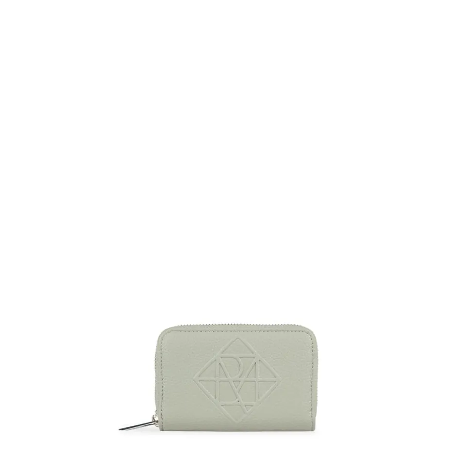 Le Megan - Portefeuille en cuir vegan sage