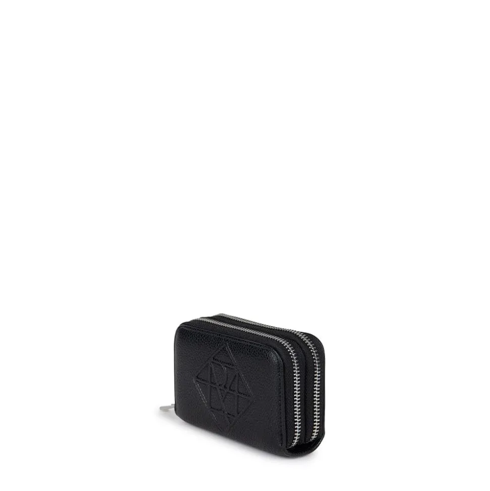 Le Megan - Portefeuille en cuir vegan noir