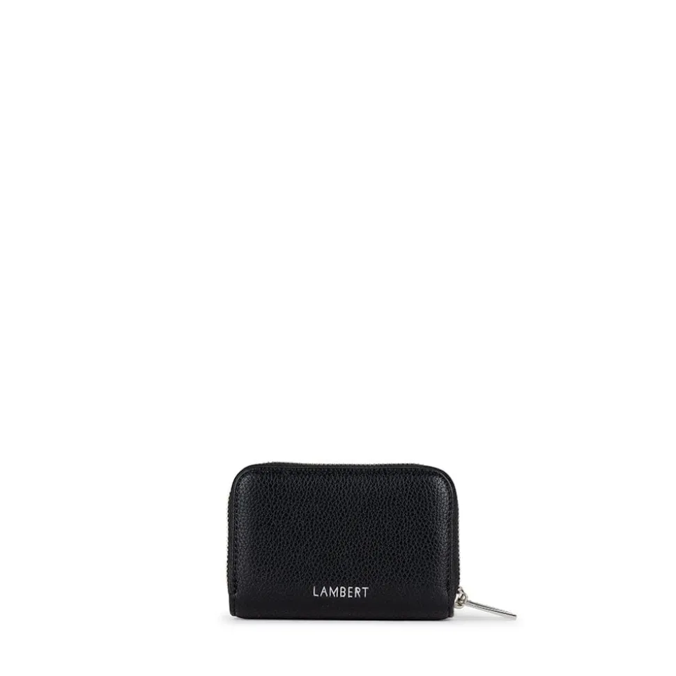 Le Megan - Portefeuille en cuir vegan noir