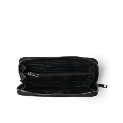 Le Meli - Portefeuille en cuir vegan noir