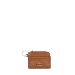 Le Melody - Porte-cartes en cuir vegan affogato