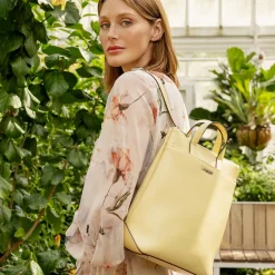 Le Millie - Sac à dos en cuir vegan honey
