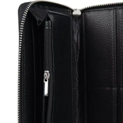 Le Mina - Portefeuille en cuir vegan noir