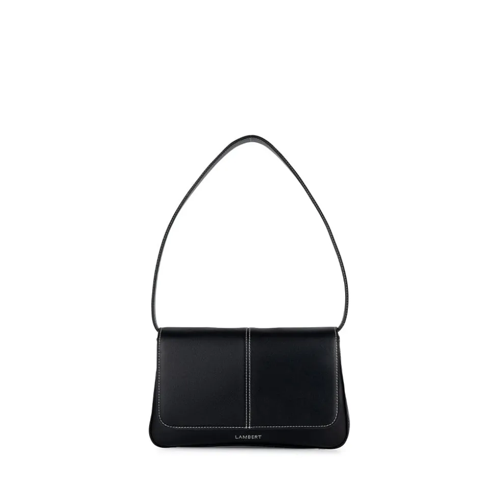 Le Miriam - Sac à main 2-en-1 en cuir vegan noir