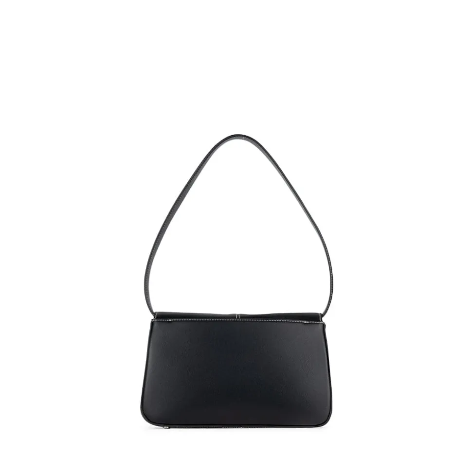 Le Miriam - Sac à main 2-en-1 en cuir vegan noir