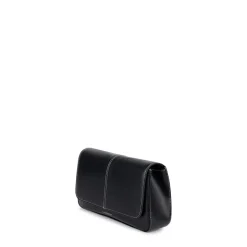 Le Miriam - Sac à main 2-en-1 en cuir vegan noir