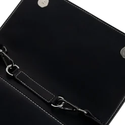 Le Miriam - Sac à main 2-en-1 en cuir vegan noir