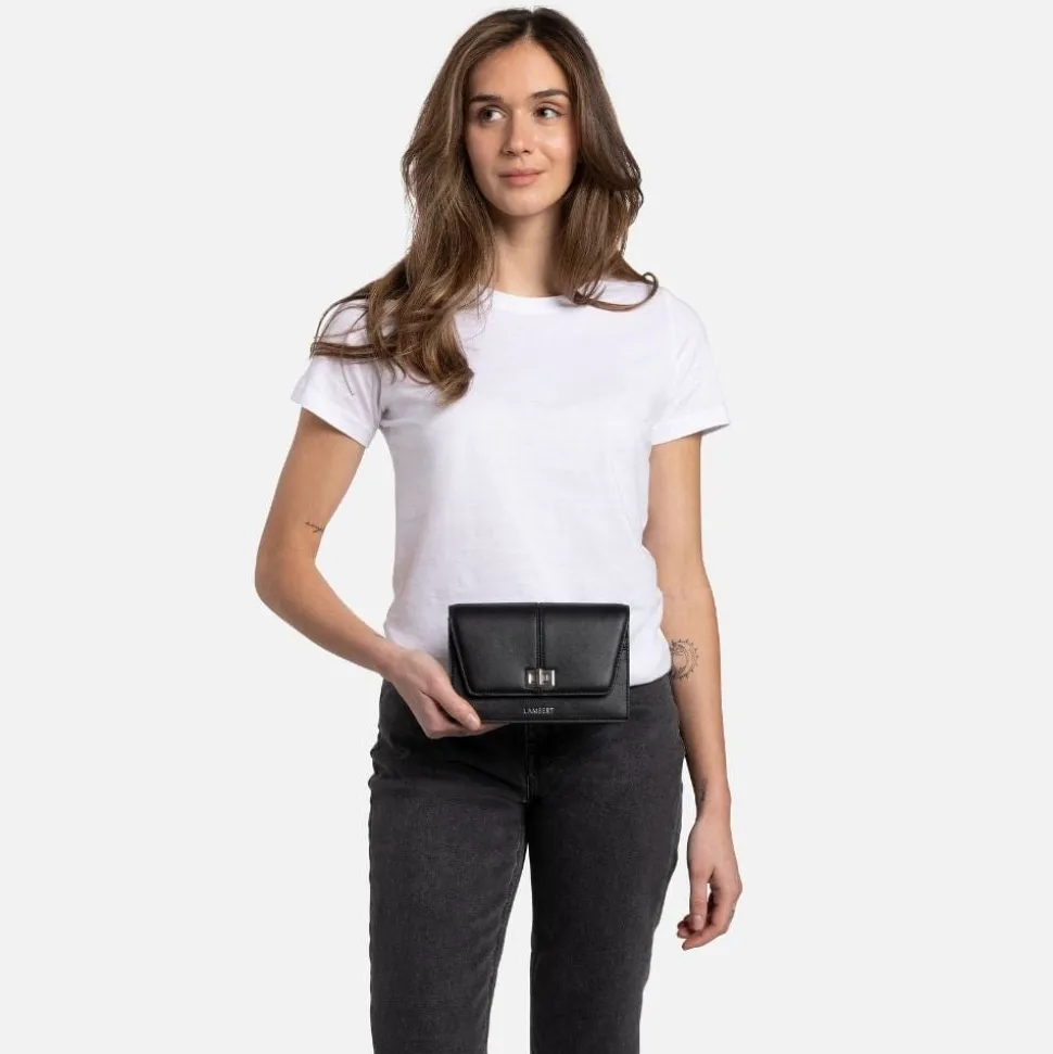 Le Molly - Sac à main 3-en-1 en cuir vegan noir