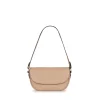 Le Nadia - Sac à main 2-en-1 en cuir vegan nude
