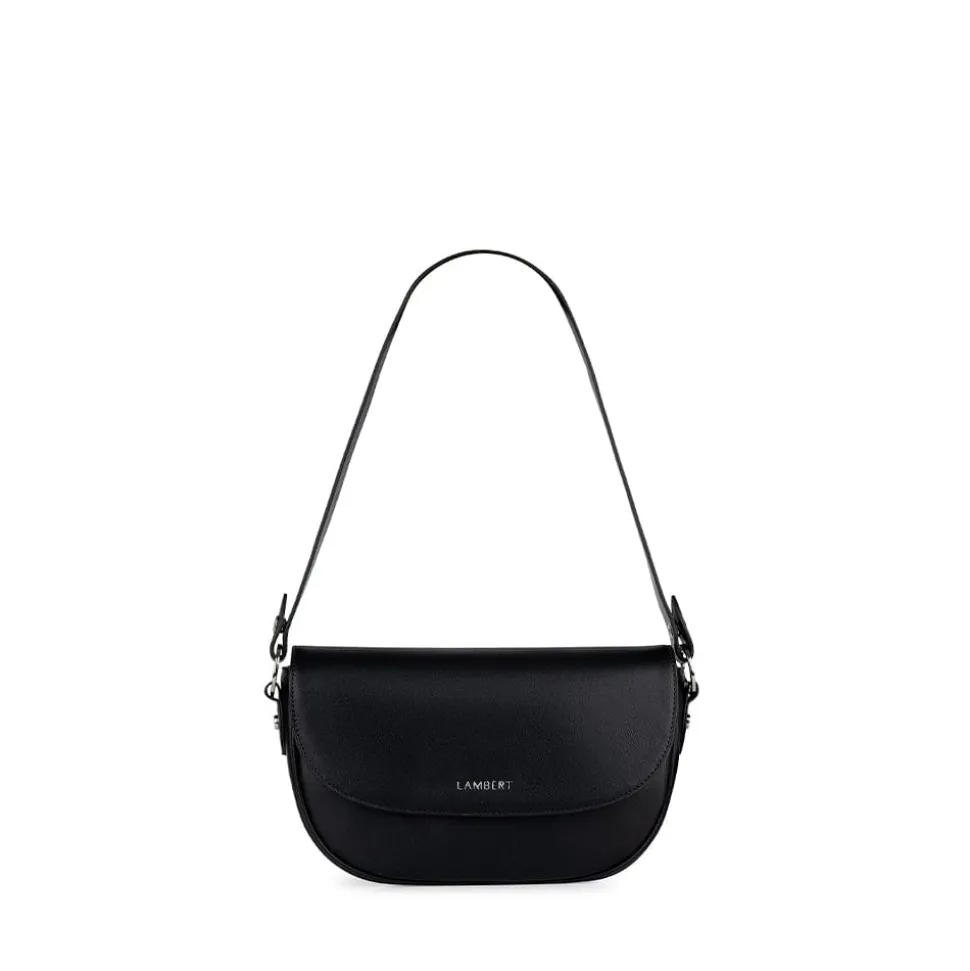 Le Nadia - Sac à main 2-en-1 en cuir vegan noir