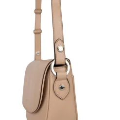 Le Nadia - Sac à main 2-en-1 en cuir vegan nude