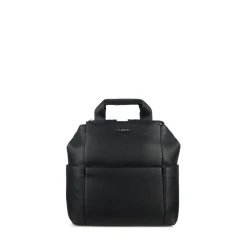 Le Nala - Sac à couches en cuir vegan noir recyclé