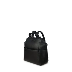 Le Nala - Sac à couches en cuir vegan noir recyclé