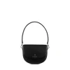 Le Naomi - Sac à main 2-en-1 en cuir vegan noir