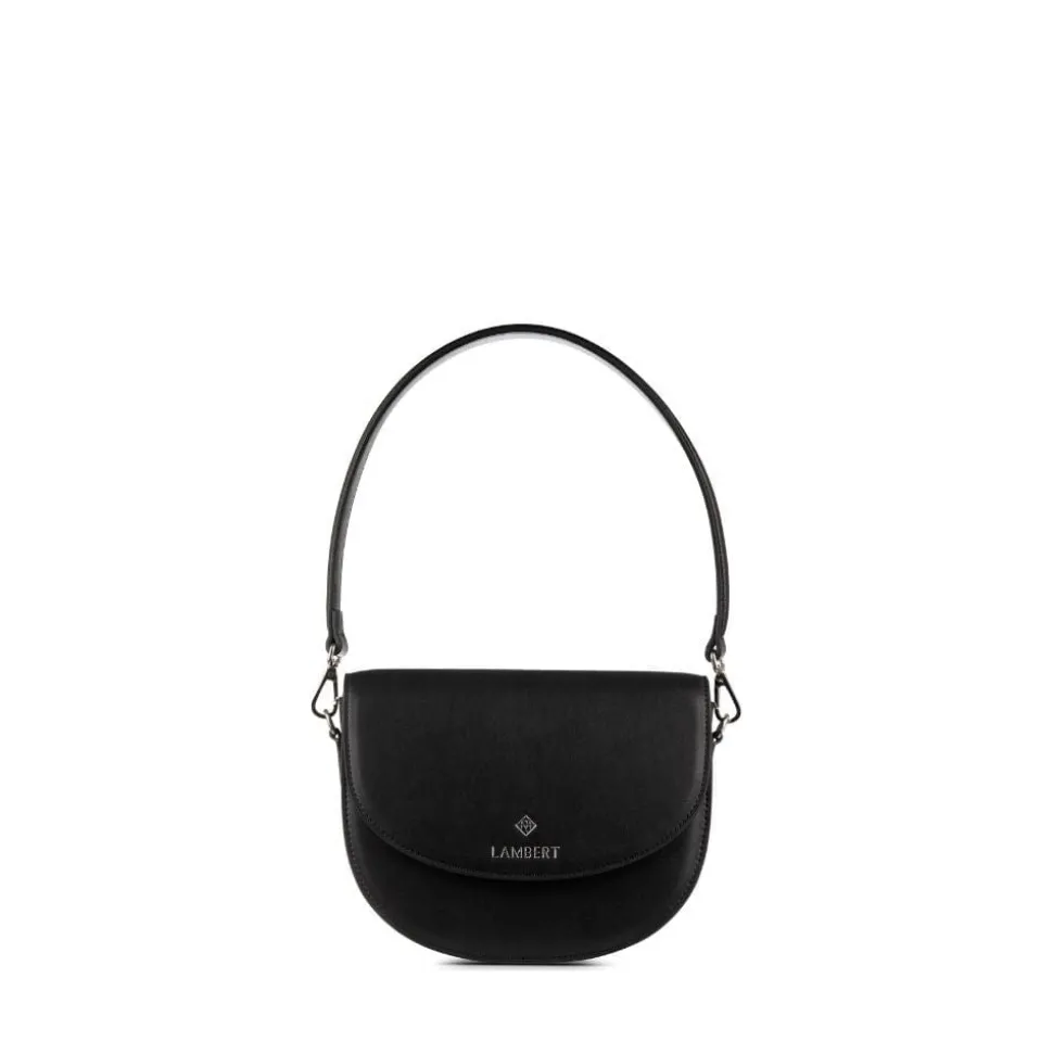 Le Naomi - Sac à main 2-en-1 en cuir vegan noir