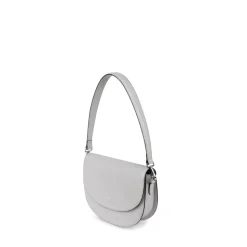 Le Naomi - Sac à main 2-en-1 en cuir vegan croco granite