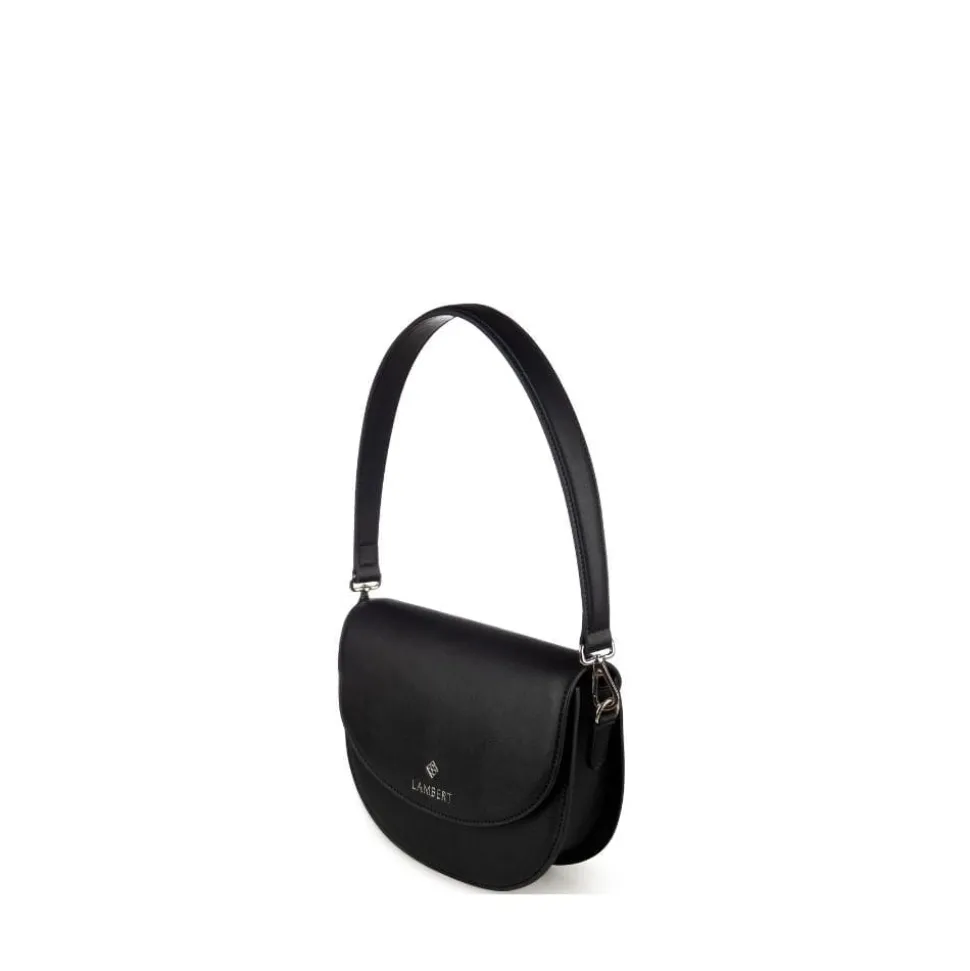 Le Naomi - Sac à main 2-en-1 en cuir vegan noir
