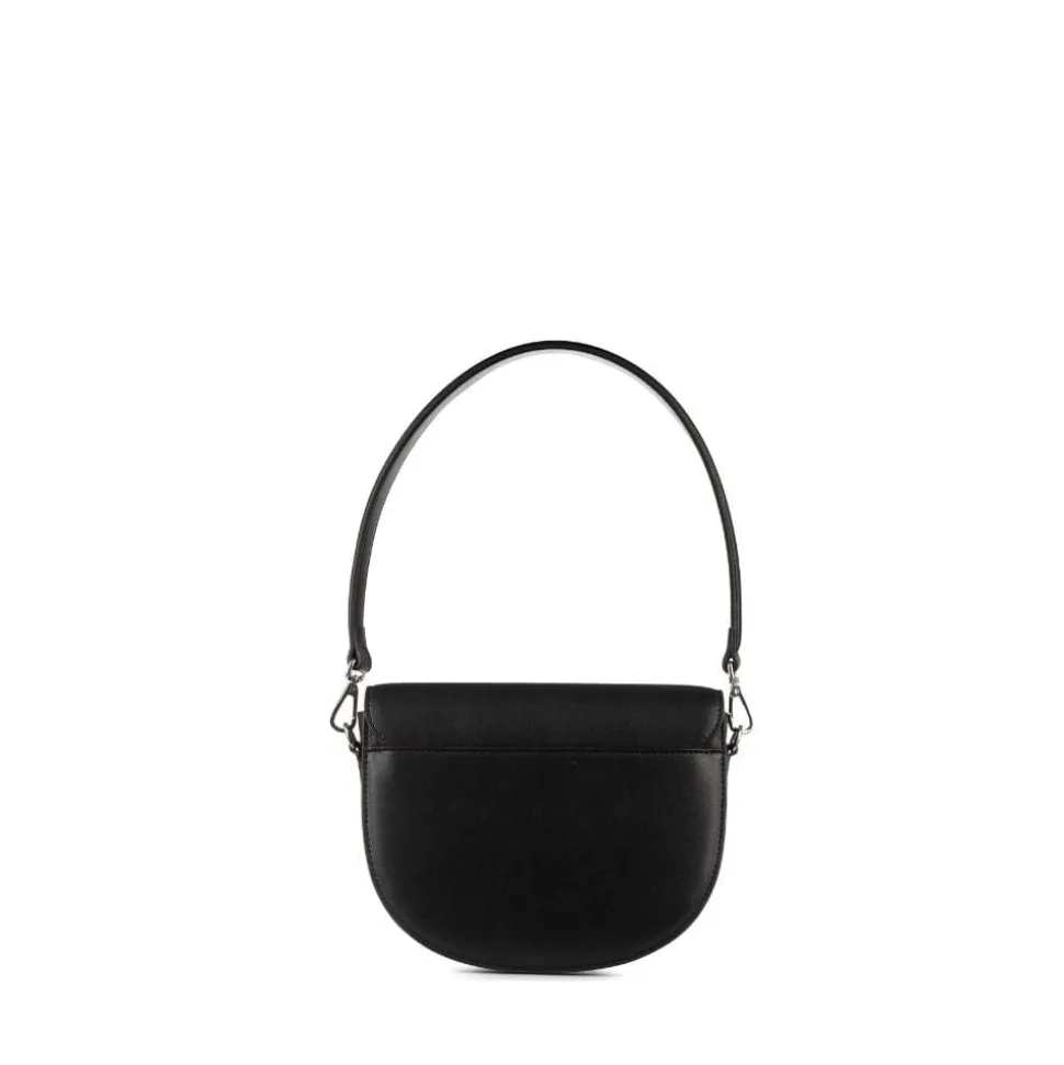 Le Naomi - Sac à main 2-en-1 en cuir vegan noir