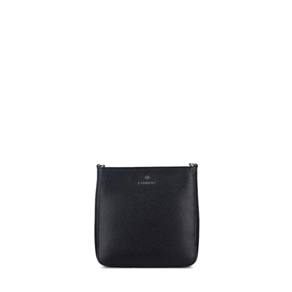 Le Natalia - Sac bandoulière en cuir vegan noir