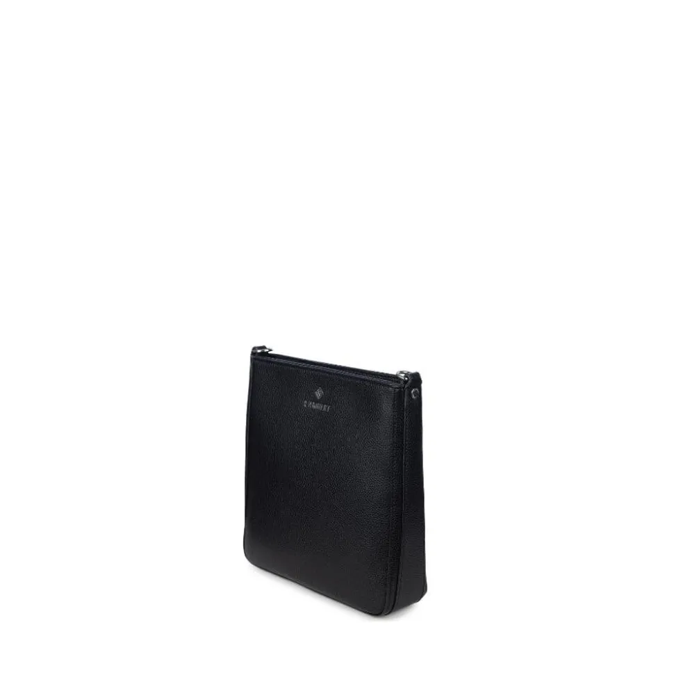 Le Natalia - Sac bandoulière en cuir vegan noir