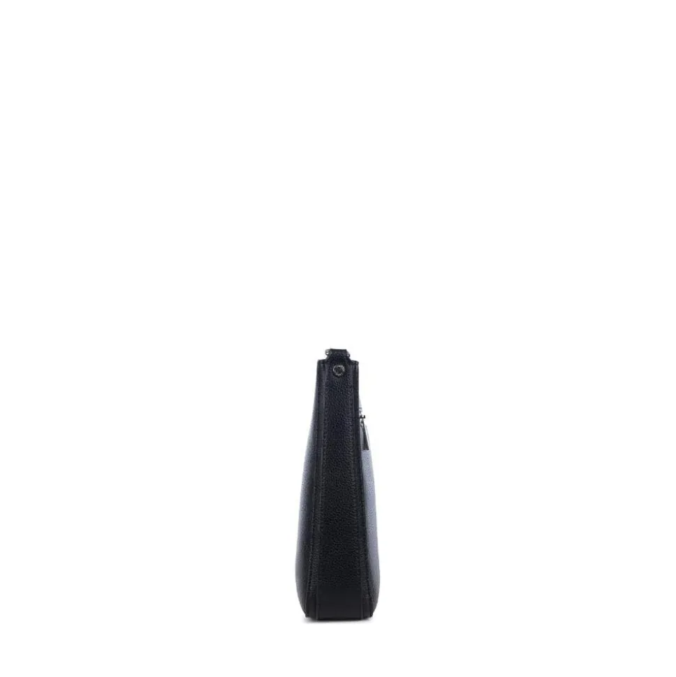 Le Natalia - Sac bandoulière en cuir vegan noir