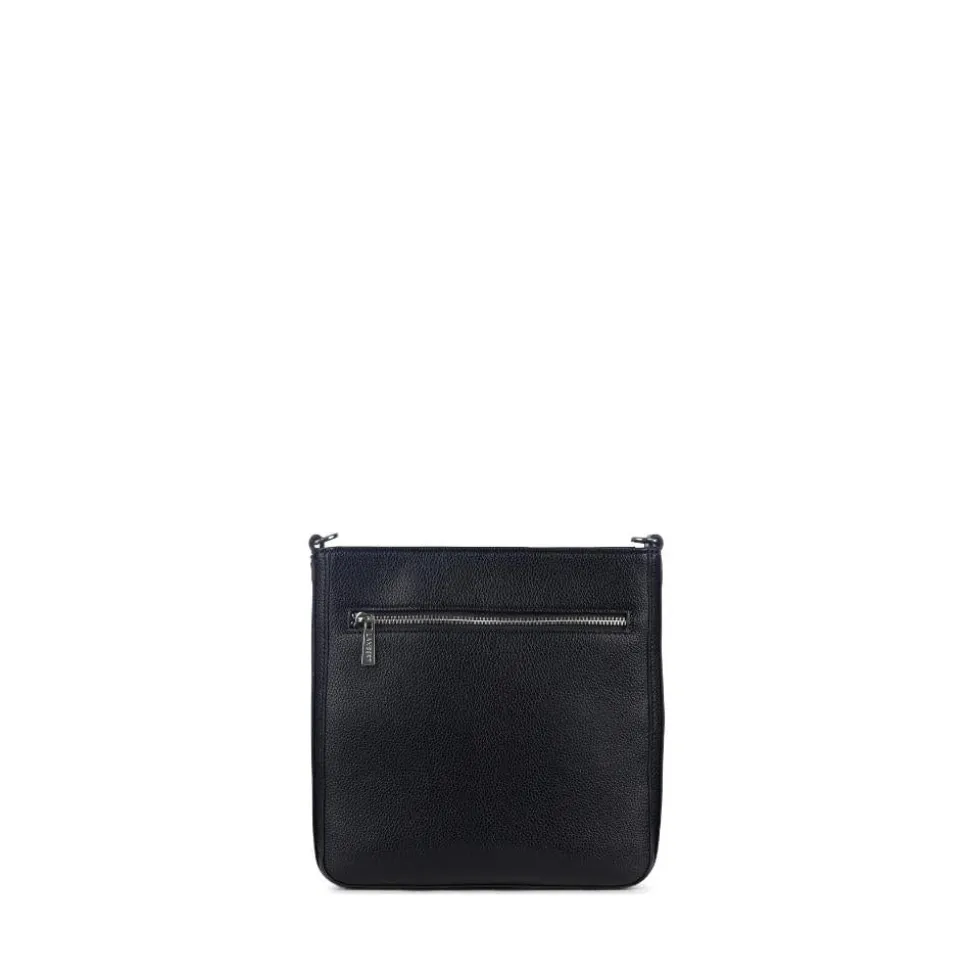 Le Natalia - Sac bandoulière en cuir vegan noir