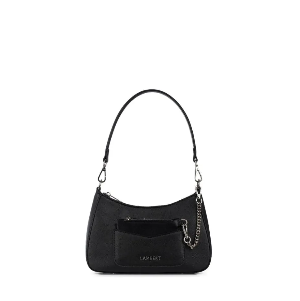 Le Nicole - Sac à main 2-en-1 en cuir vegan noir