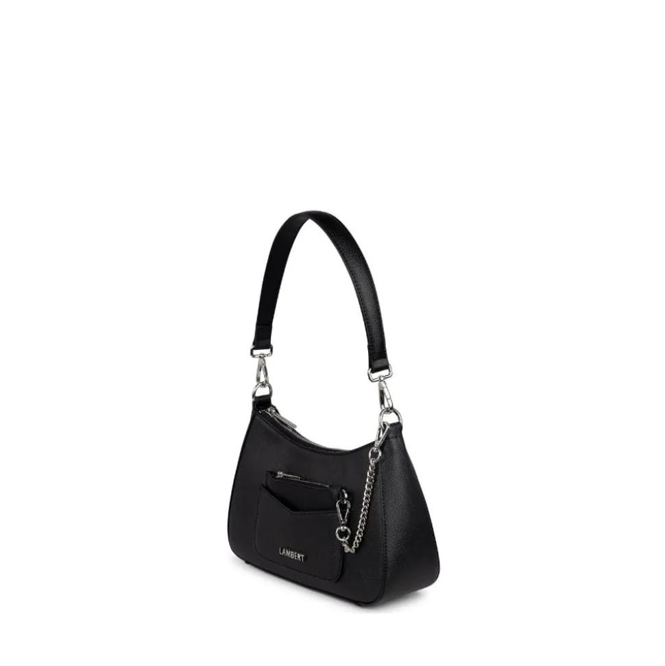 Le Nicole - Sac à main 2-en-1 en cuir vegan noir