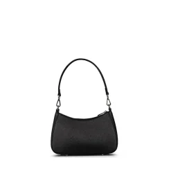 Le Nicole - Sac à main 2-en-1 en cuir vegan noir