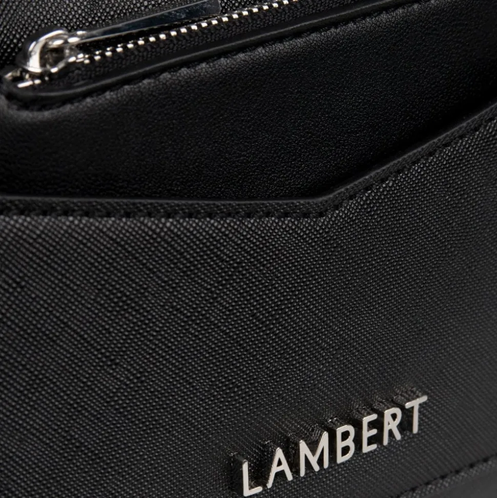 Le Nicole - Sac à main 2-en-1 en cuir vegan noir