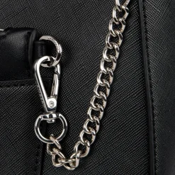 Le Nicole - Sac à main 2-en-1 en cuir vegan noir