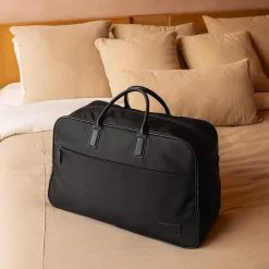 Le Oslo - Sac de voyage fourre-tout en nylon recyclé noir