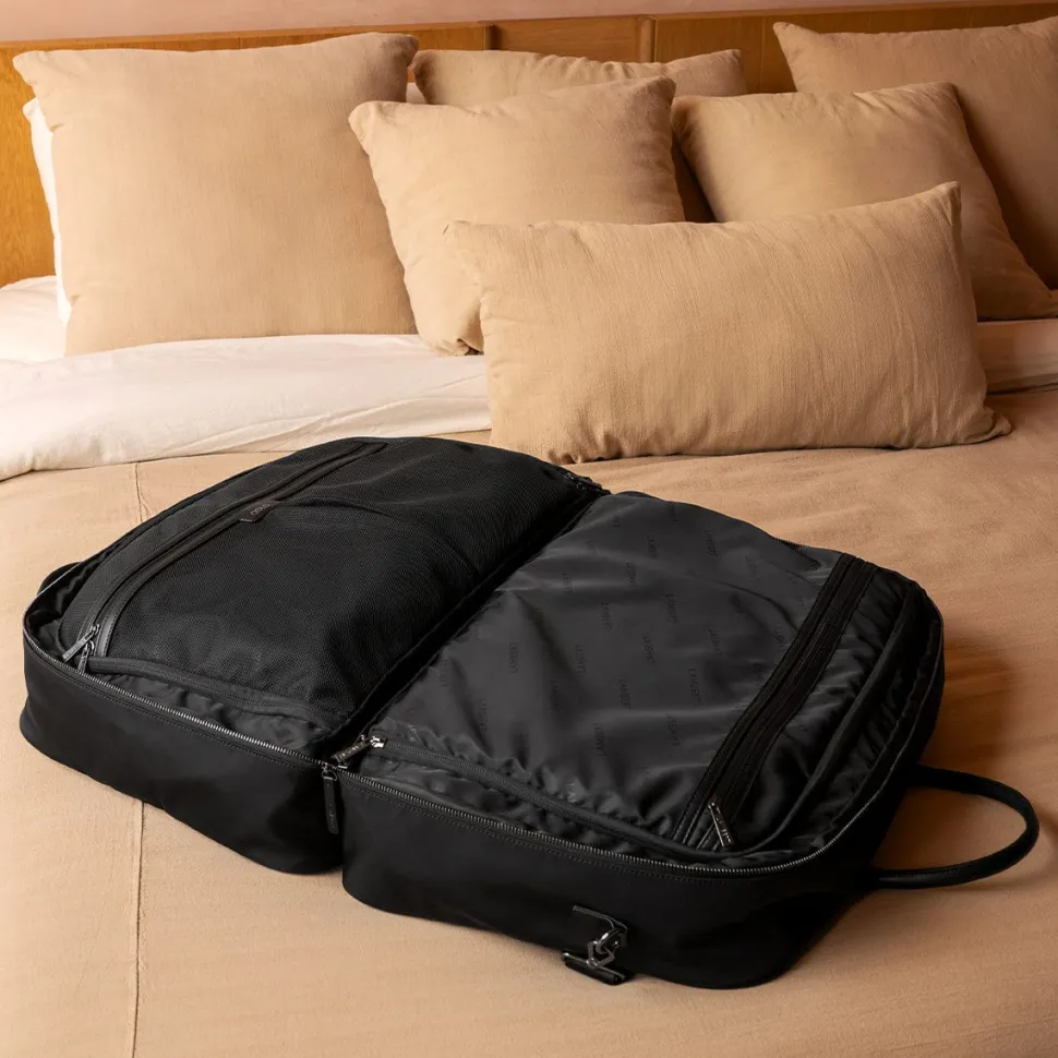 Le Oslo - Sac de voyage fourre-tout en nylon recyclé noir