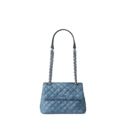 Le Penelope - Sac à main 2-en-1 en cuir vegan denim