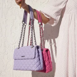 Le Penelope - Sac à main 2-en-1 en cuir vegan wildrose