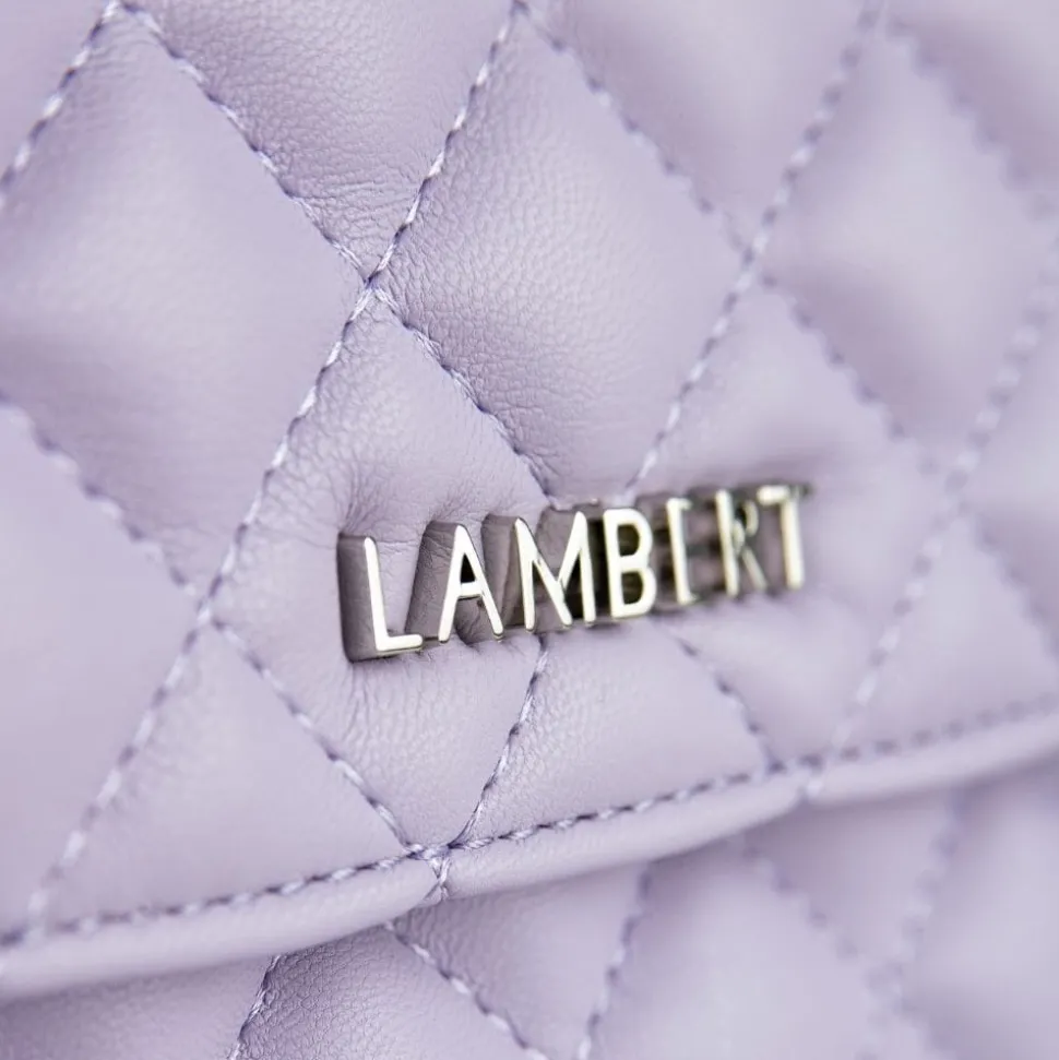 Le Penelope - Sac à main 2-en-1 en cuir vegan lavender