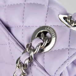 Le Penelope - Sac à main 2-en-1 en cuir vegan lavender
