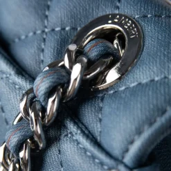 Le Penelope - Sac à main 2-en-1 en cuir vegan denim