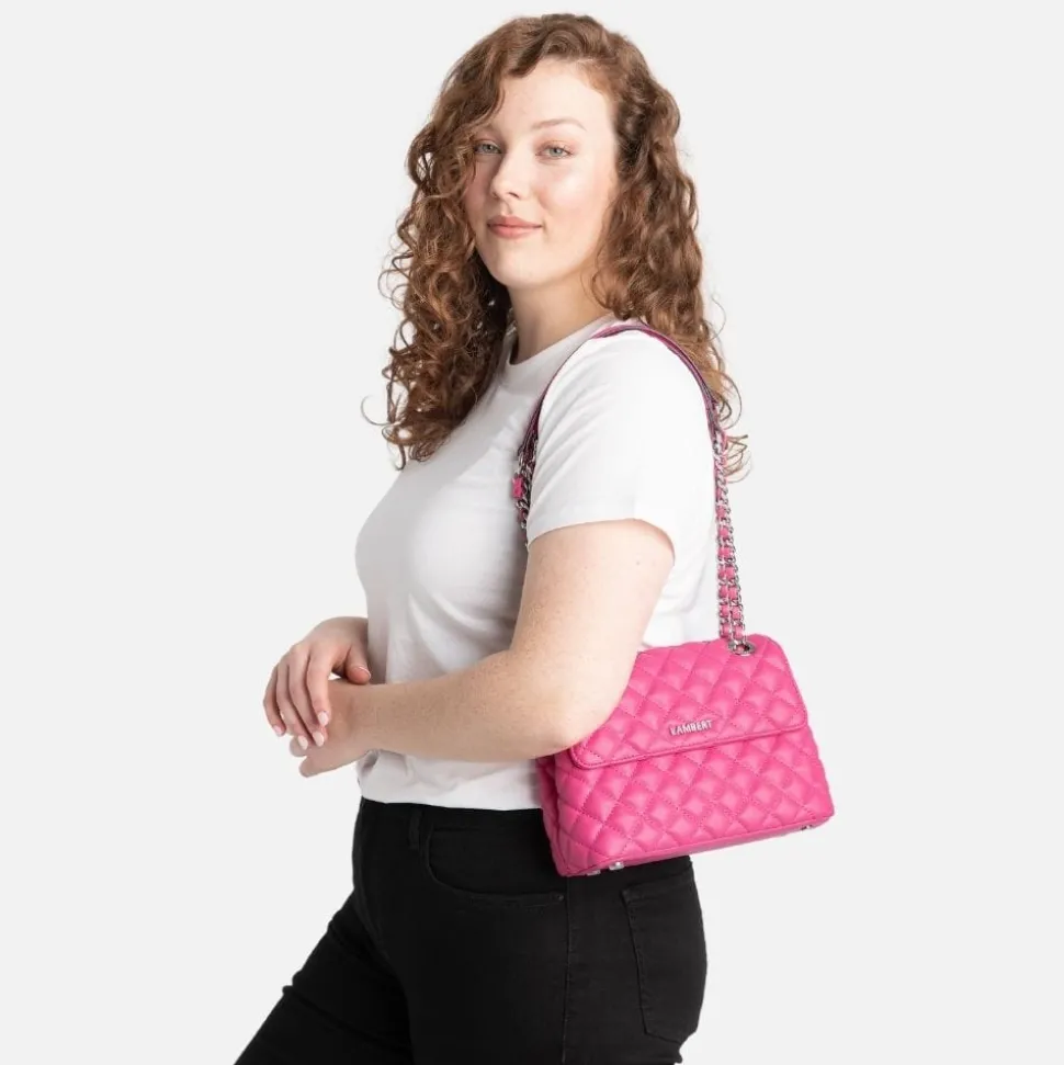 Le Penelope - Sac à main 2-en-1 en cuir vegan wildrose
