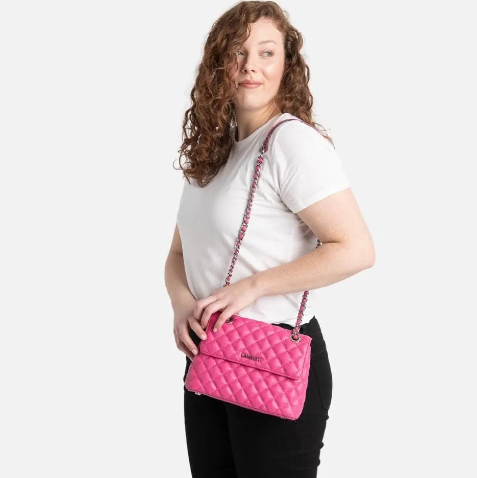 Le Penelope - Sac à main 2-en-1 en cuir vegan wildrose