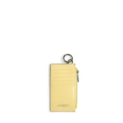 Le Phoebe - Porte-cartes en cuir vegan honey