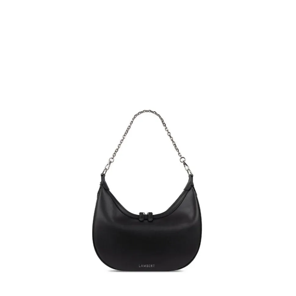 Le Rachel - Sac à main 2-en-1 en cuir vegan noir