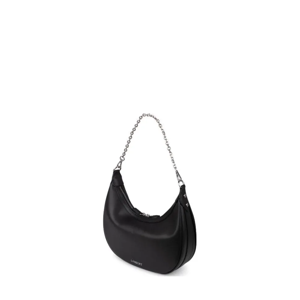 Le Rachel - Sac à main 2-en-1 en cuir vegan noir