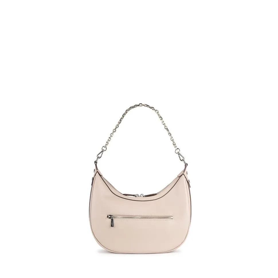 Le Rachel - Sac à main 2-en-1 en cuir vegan amande