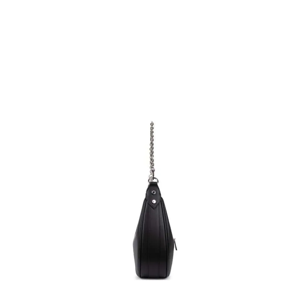 Le Rachel - Sac à main 2-en-1 en cuir vegan noir
