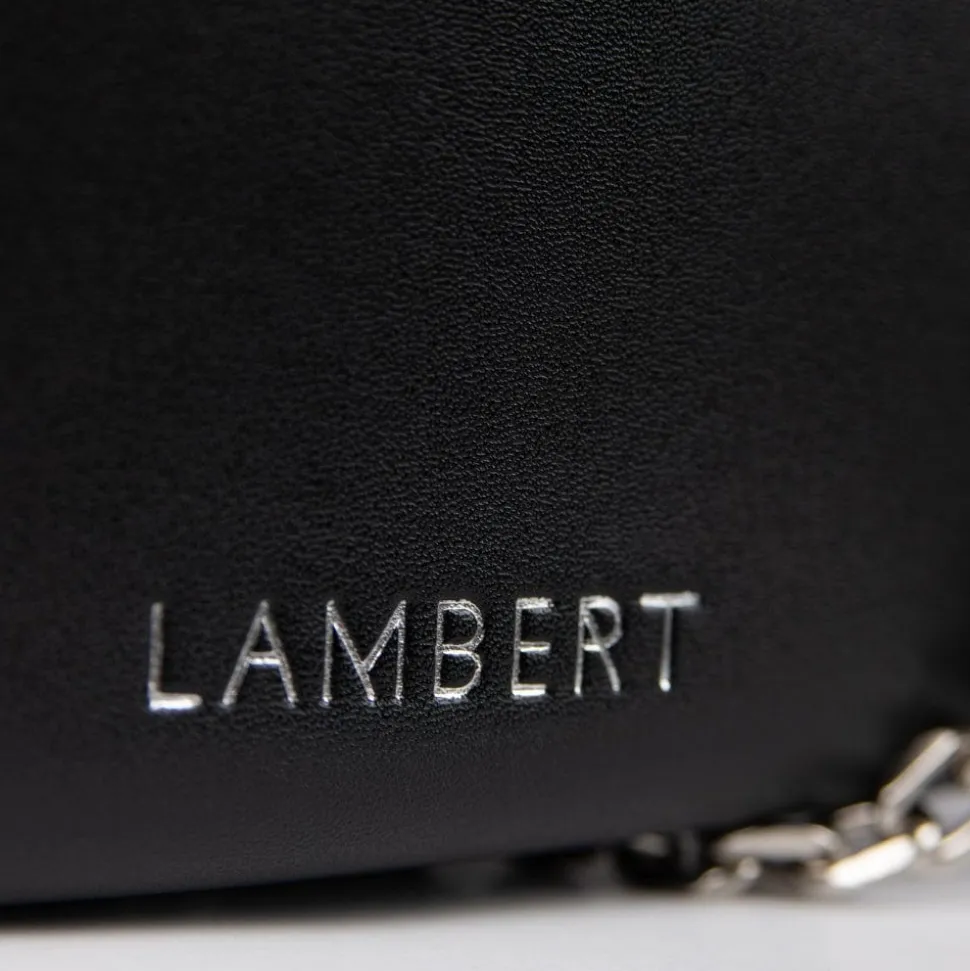 Le Rachel - Sac à main 2-en-1 en cuir vegan noir