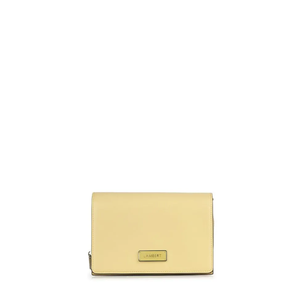 Le Rebecca - Sac bandoulière en cuir vegan honey