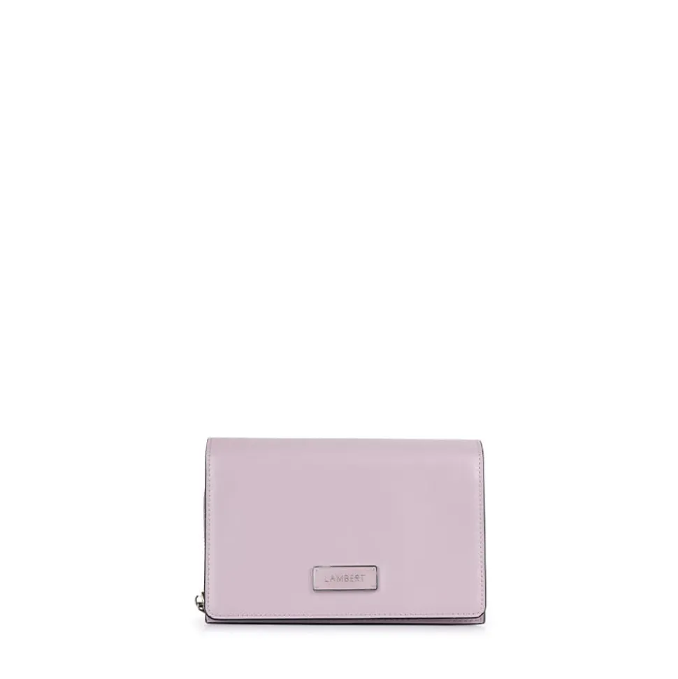 Le Rebecca - Sac bandoulière en cuir vegan blueberry milk