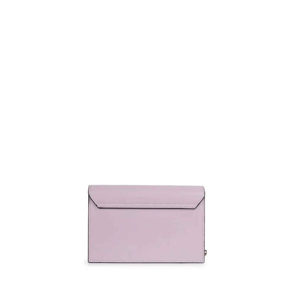 Le Rebecca - Sac bandoulière en cuir vegan blueberry milk