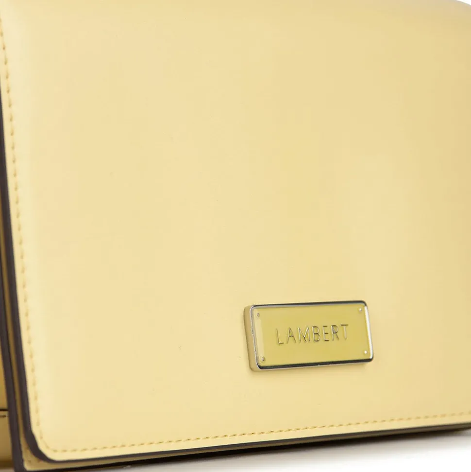Le Rebecca - Sac bandoulière en cuir vegan honey